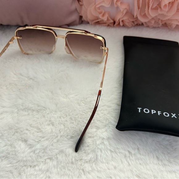 Topfoxx Gradient Brown Sunglasses